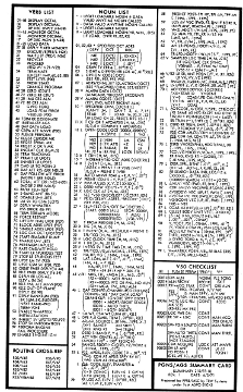 Apollo 17 verb/noun list